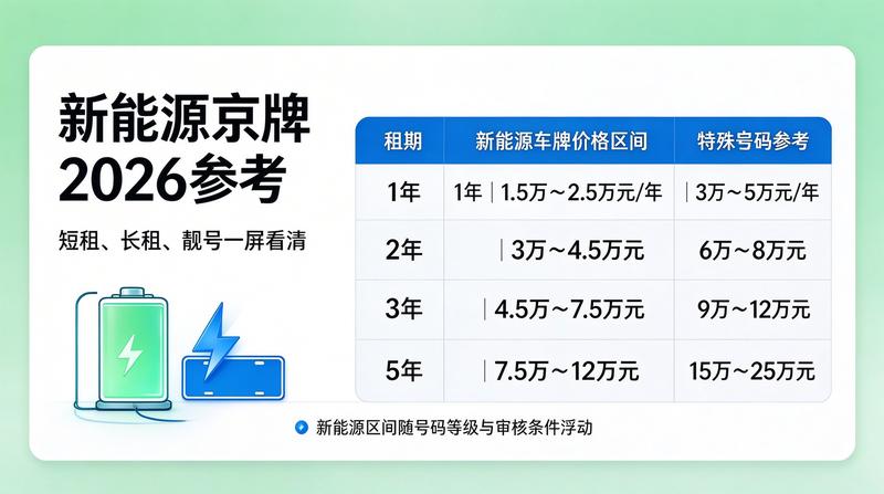 北京京牌指标政策更新